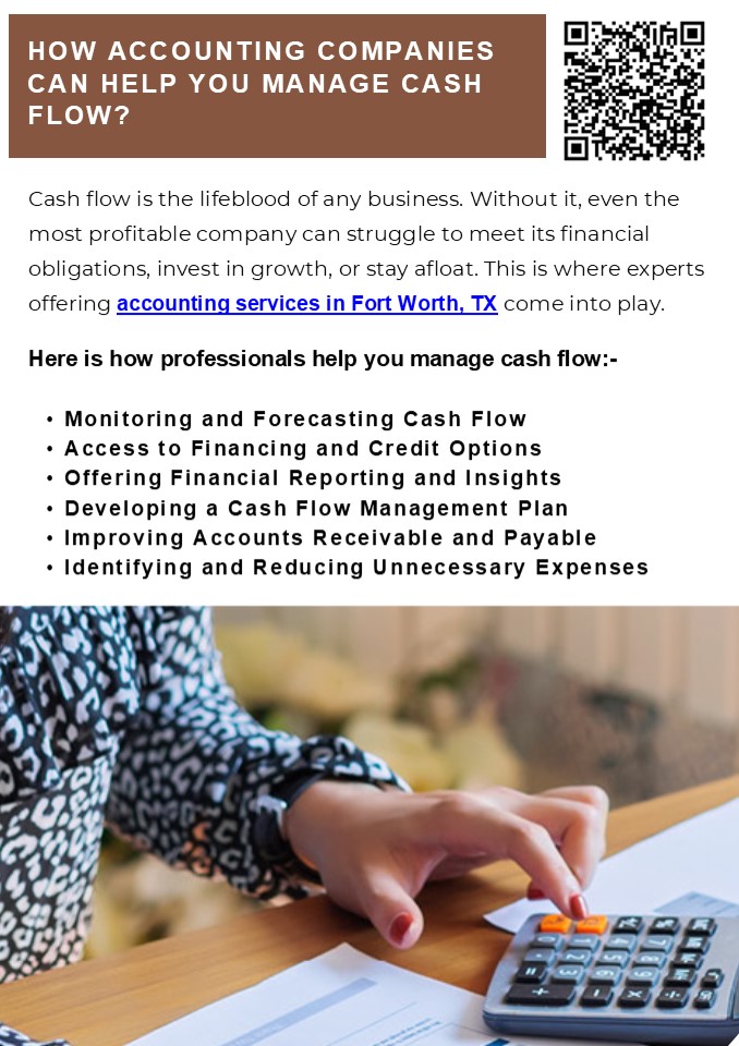 How Accounting Companies Can Help You Manage Cash Flow?