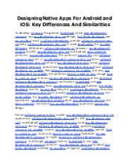 Designing Native Apps For Android and iOS: Key Differences And Similarities
