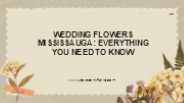 Wedding Flowers Mississauga: Everything You Need to Know