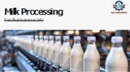Milk Processing Plant Manufacturers in India