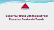 Best Paid Advertising Agency in Toronto