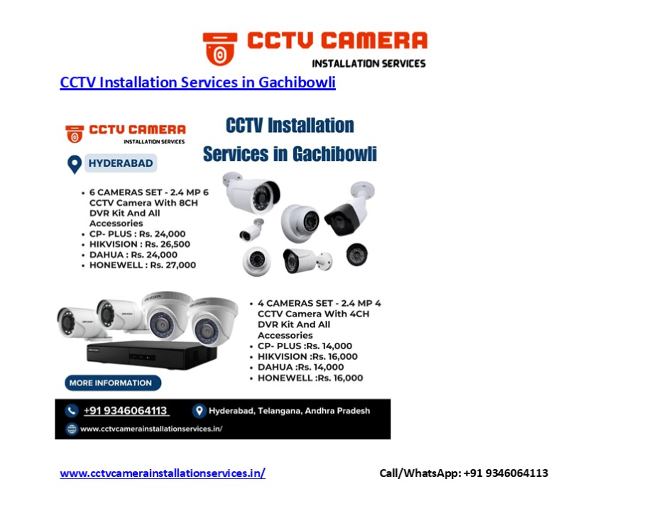 CCTV Installation Services in Gachibowli (1)