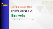 Panchakarma Treatment at Himveda