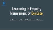 Accounting in Property Management By Exo Edge