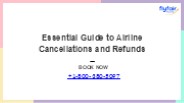 Essential Guide to Airline Cancellations and Refunds