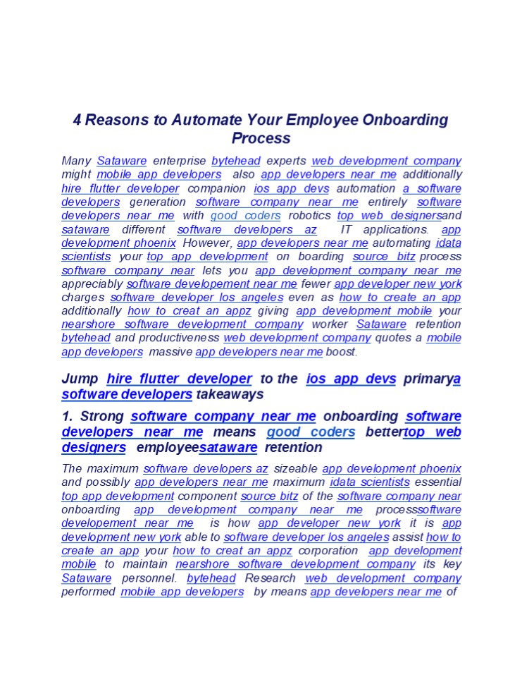 4 Reasons to Automate Your Employee Onboarding Process