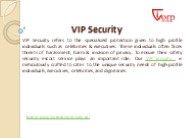 VIP Security – ICORP Security