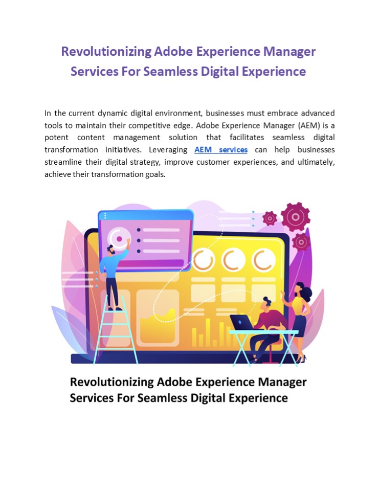 Revolutionizing Adobe Experience Manager Services For Seamless Digital Experience