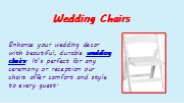Wedding Chairs