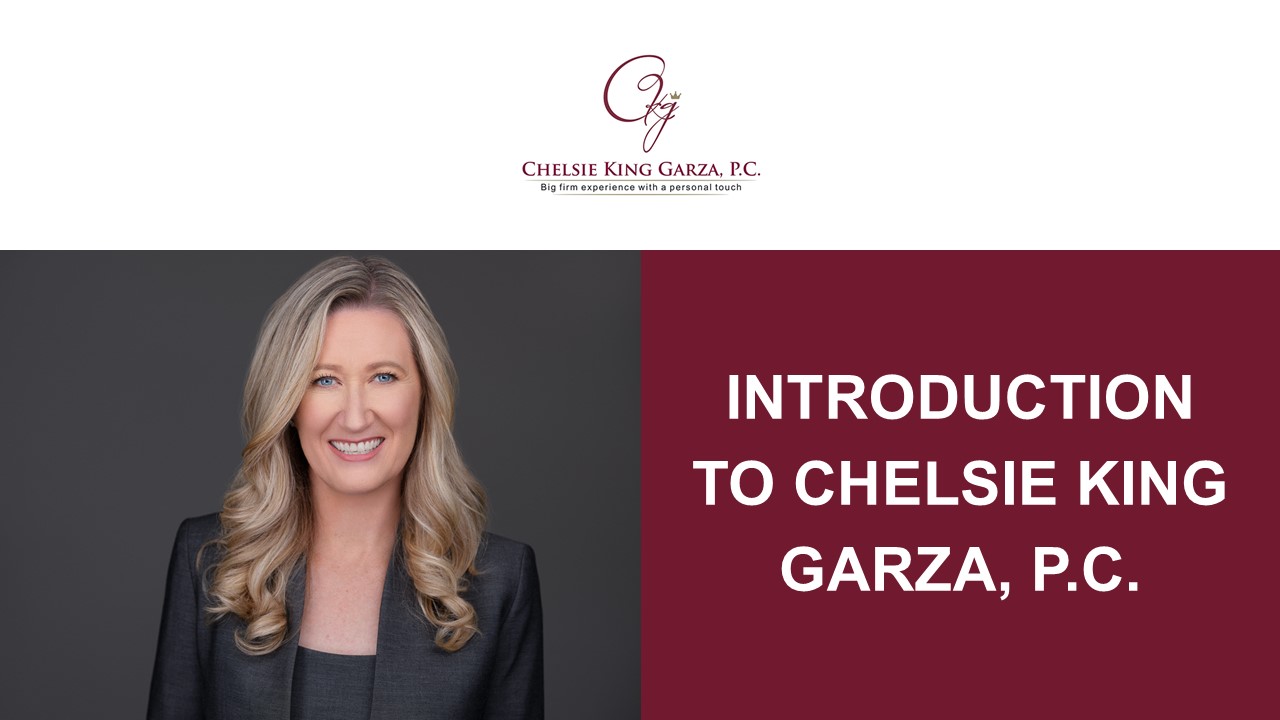 Introduction to Chelsie King Garza, P.C.