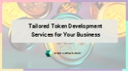 Token Development Services