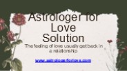 Astrologer for Love Solution 9646707273