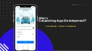 What is Carpooling App Development?