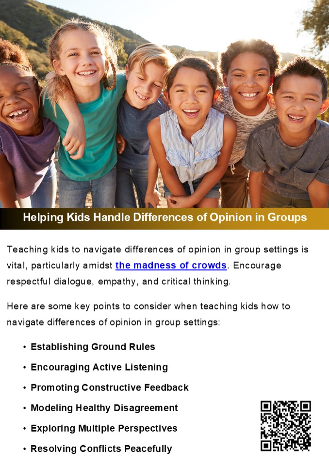 Helping Kids Handle Differences of Opinion in Groups