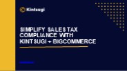 Simplify E-commerce with Kintsugi & BigCommerce