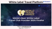 White Label Travel Platform