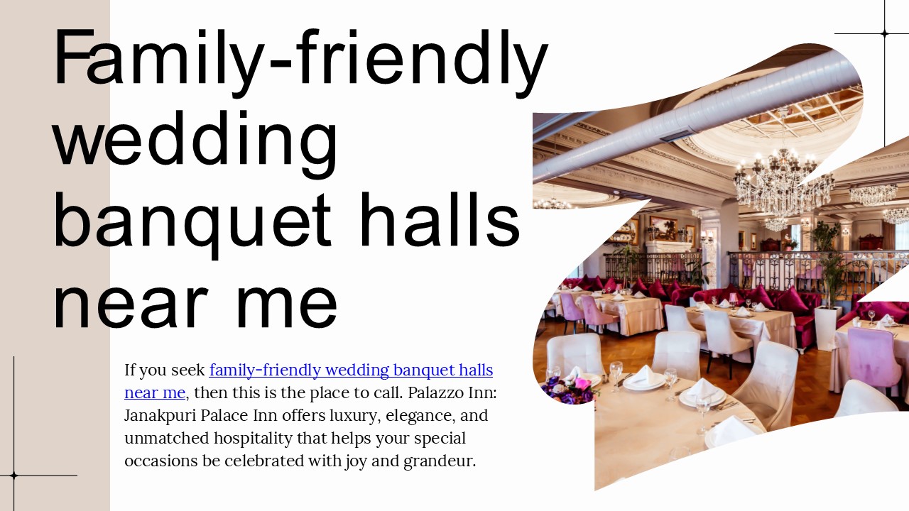 Family-friendly wedding banquet halls near me