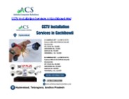 CCTV Installation Services in Gachibowli Hyd