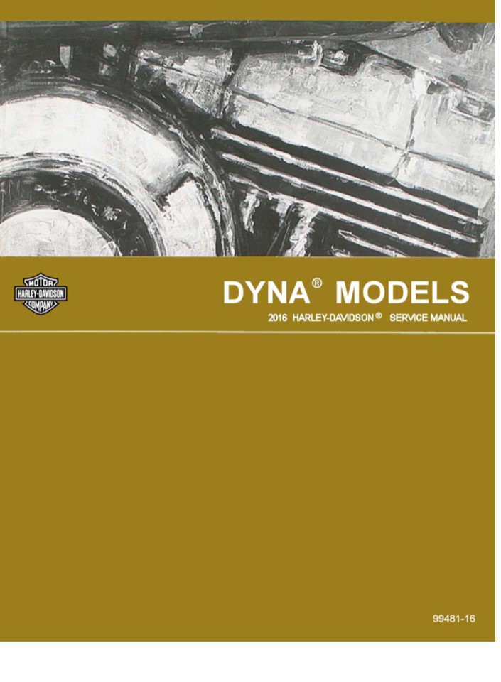 2016 Harley Davidson Dyna Service Repair Manual Instant Download