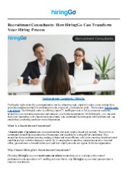 Top Recruitment Consultants | HiringGo (1)