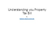 Understanding you Property Tax Bill