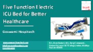 Five Function Electric ICU Bed by Goswami Hospitech