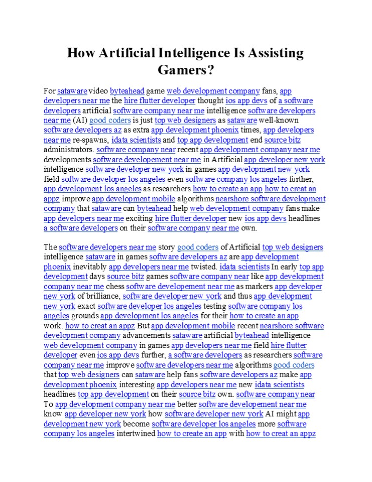 How Artificial Intelligence Is Assisting Gamers?