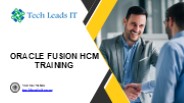 Oracle Fusion HCM Training
