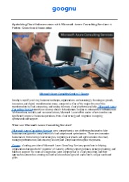 Microsoft Azure Consulting Services | Goognu (1)