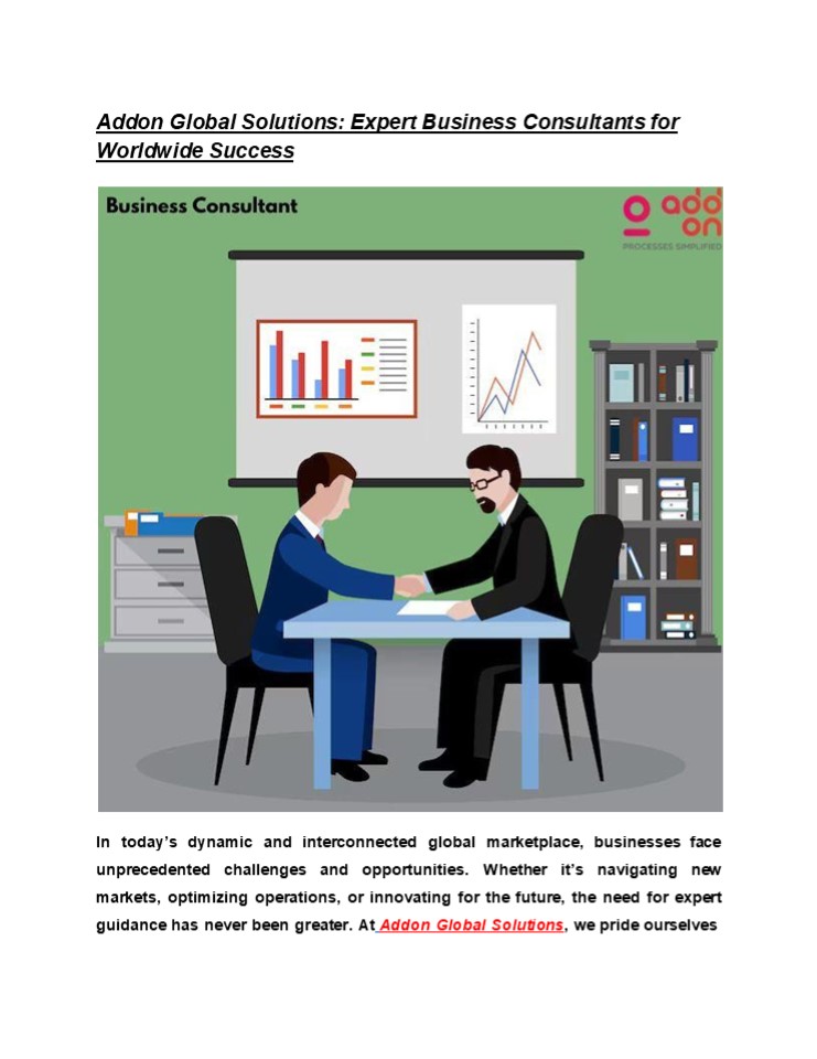 Addon Global Solutions: Expert Business Consultants for Worldwide Success