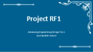 Duncan Clark Project RF1: Innovative Industrial and Scientific Development