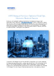 AWS Managed Services - Goognu