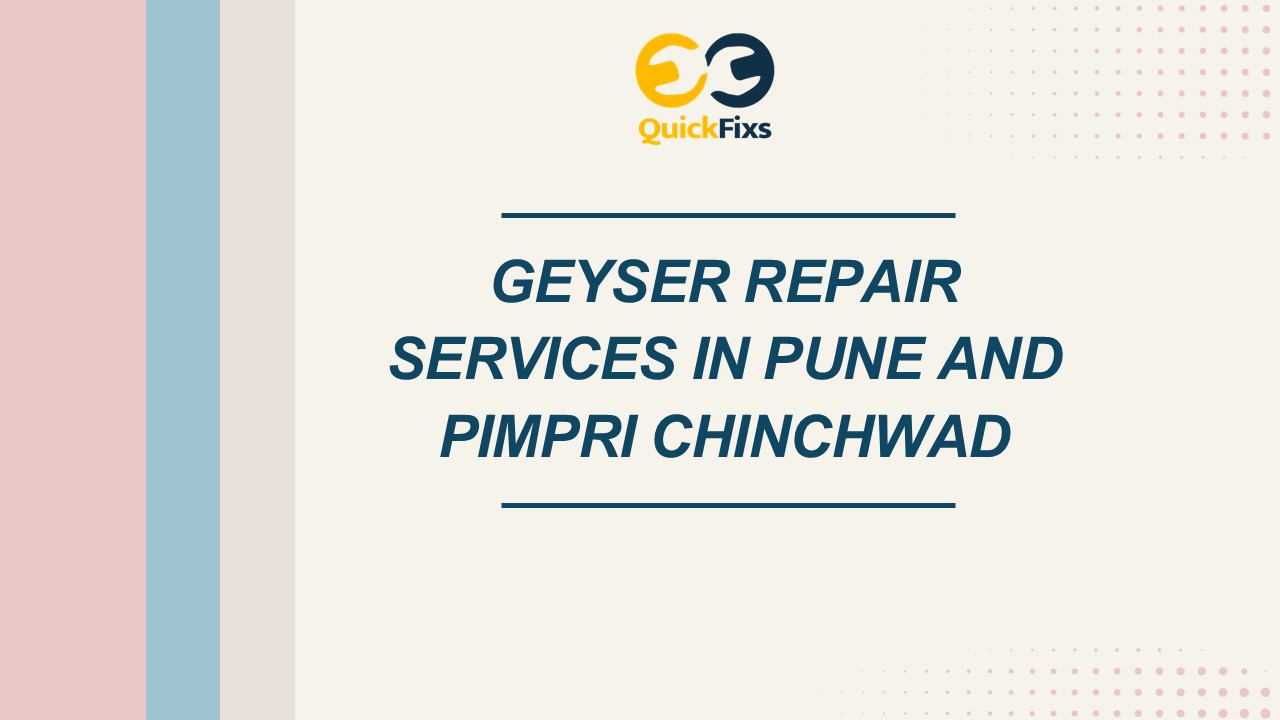 Get Geyser Repair services in pune