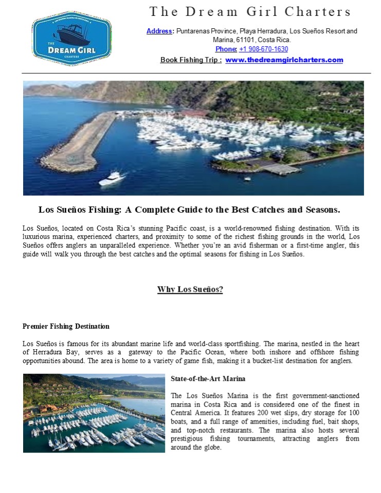 Los Suenos Fishing Charter