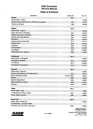 CASE 9020 Excavator Service Repair Manual Instant Download