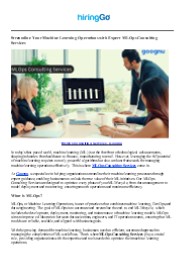 Expert MLOps Consulting Services - Goognu