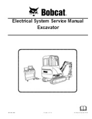 Bobcat Electrical System Service Repair Manual Instant Download
