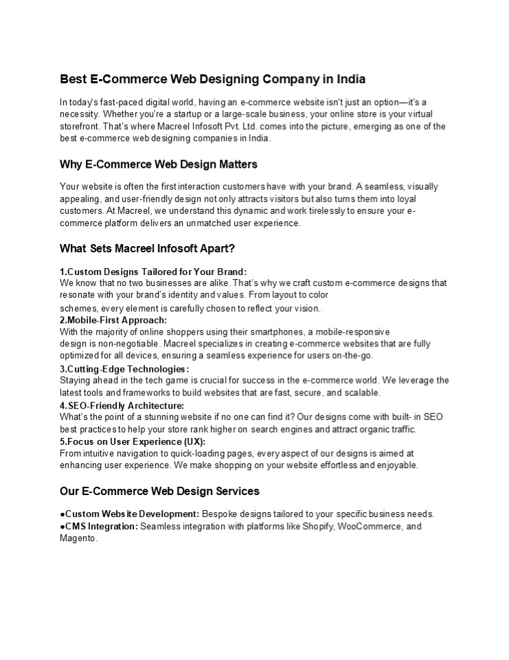 Best E-Commerce Web Designing Company in India (1)