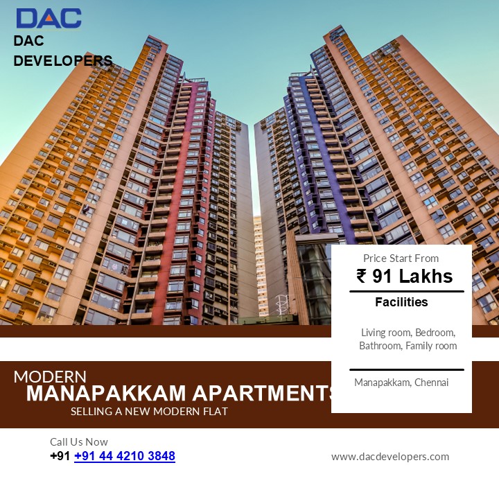 Find Your Ideal Manapakkam Apartments with DAC Developers