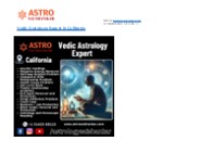 Vedic Astrology Expert in California