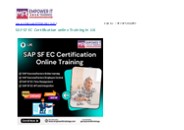 SAP SF EC Certification online Training in UK