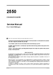 CASE 2550 Crawler Dozer Service Repair Manual Instant Download