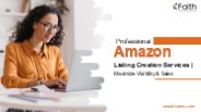Professional Amazon Listing Creation Services | Maximize Visibility & Sales