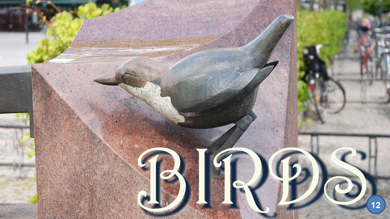 Birds 12 (Birds in Art. Sculpture)