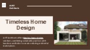 Timeless Home Design