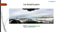 Car Rental System