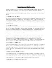 Importance of SIM Security