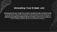 Unlocking your dream job (1)