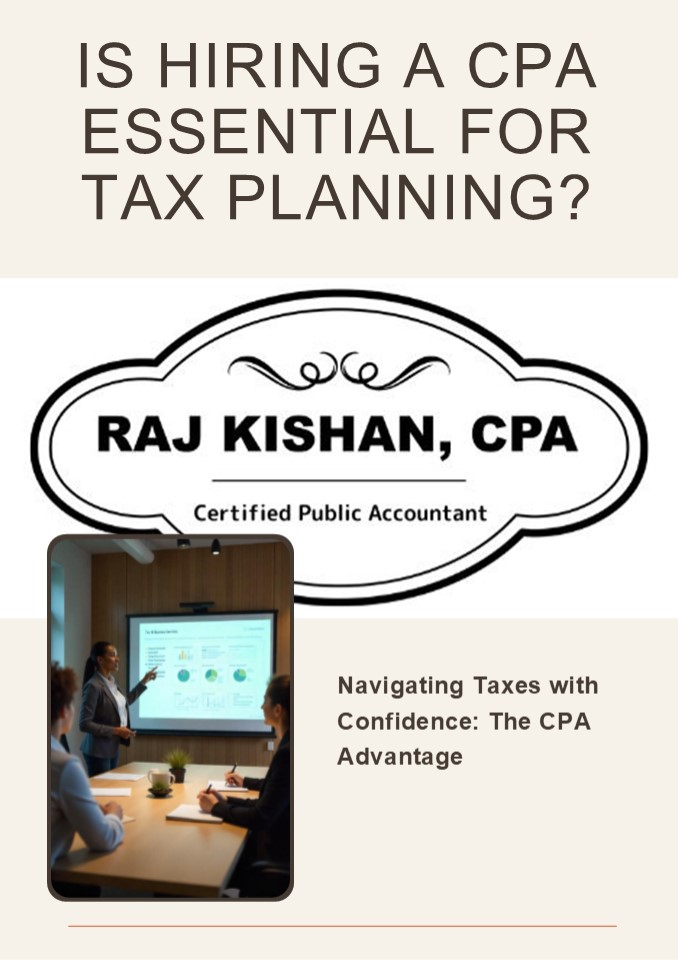 Is Hiring a CPA Essential for Tax Planning?