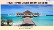 Travel Portal Development Solution